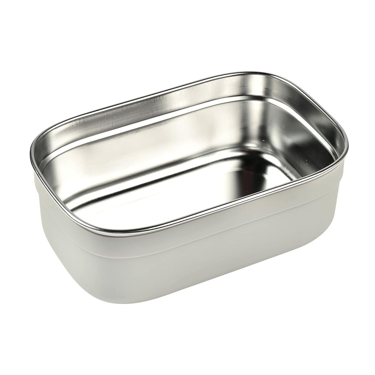 BÉABA, Lunchbox Kind, Brotdose Kinder mit Fächern, Auslaufsicher & BPA Frei, Edelstahldose, Bento Box Kinder, Silikonhülle, extrem robust, ideal für Kindergarten und Schule, 760mL, grau/Puderrosa