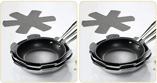 Miniatura 6 de DOITOOL Juego de 3 protectores de ollas y sartenes separadores de ollas para utensilios de cocina, protectores de ollas y sartenes Protector de