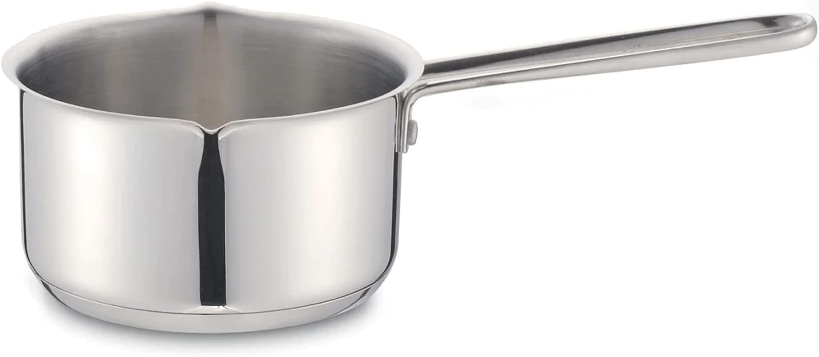 BK Excellent Set de 4 Casseroles en Acier Inoxydable avec Couvercle, Résistant au Four et à la Rôtisserie jusqu'à 230C, Durable & Econome en Energie, Lavable au Lave-Vaisselle, Sans PFAS, Argenté
