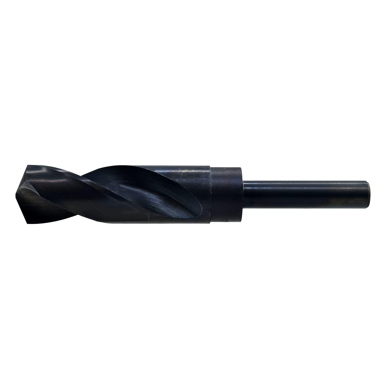 MaxTool Broca plateada y Deming de 1-1/32 pies (Prentice); acero de alta velocidad M2; punto de 118 grados; vástago reducido OAL de 6 pulgadas de óxido negro; SD02B00R102