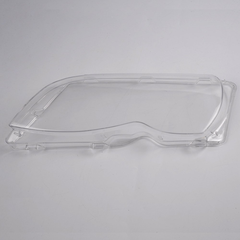 G-PLUS Headlight Lens Cover Compatible with BMW E46 4Door 320i 325i 325xi 330i 330xi 2002-2005, 63126924046 63127165772 63127165786