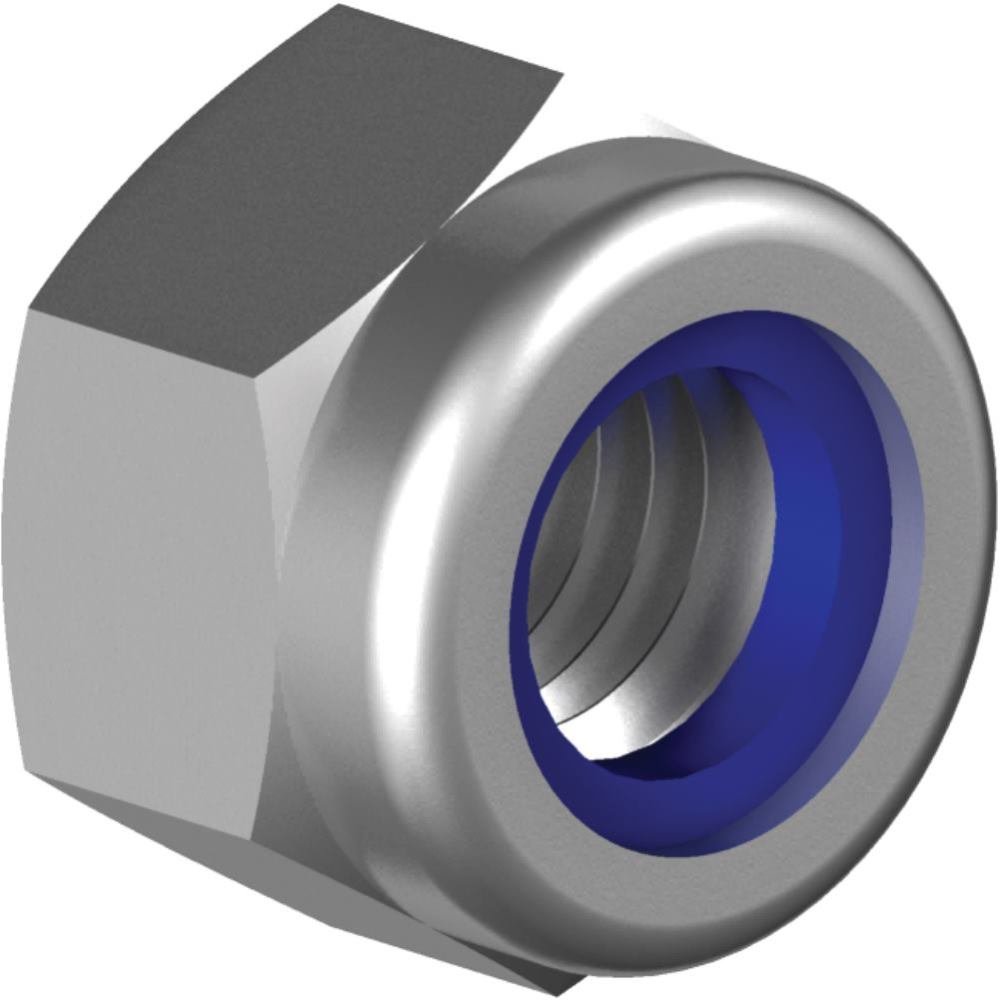 Écrous de blocage DIN 985 A2 M8 gleitmo 625 pour fixer les assemblages soumis aux vibrations