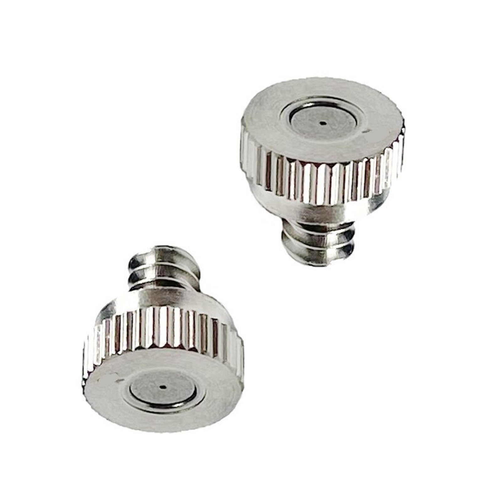 SOHNVWTGD 10 Pcs Mist Nozzle Stainless Steel Fog Head Spray 0.10.8 MM Orifice for Garden Humidification Outdoor Cooling(0.5mm)