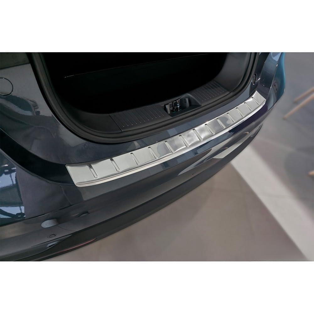 Avisa Stainless Steel Rear Bumper Protector compatible with Leapmotor T03 2024- - Silver