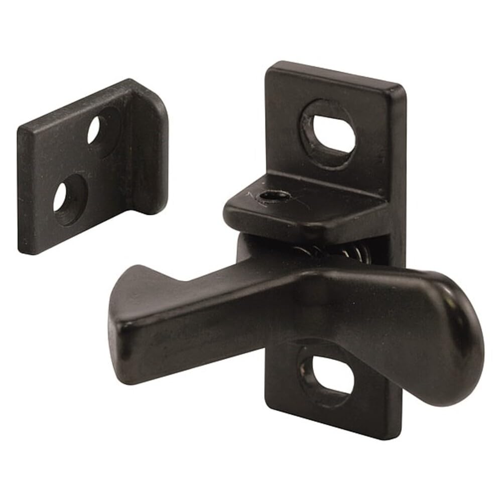 Prime-Line U 10883 Cabinet Door Elbow Catch, Cast Aluminum, Bronze Finish (Single Pack)