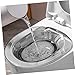 Healifty Sitz Bath Basin for Hemorrhoids Relief Comfortable and Easy to Clean Toilet Seat Bath for Postpartum and Elderly Care for Pregnant Women