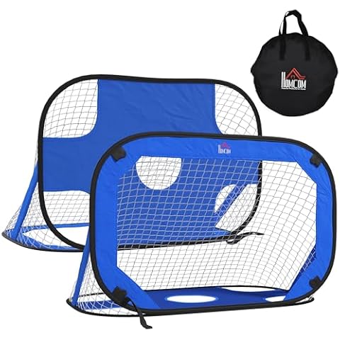 HOMCOM 2 in 1 Pop Up Football Goal Set Cover