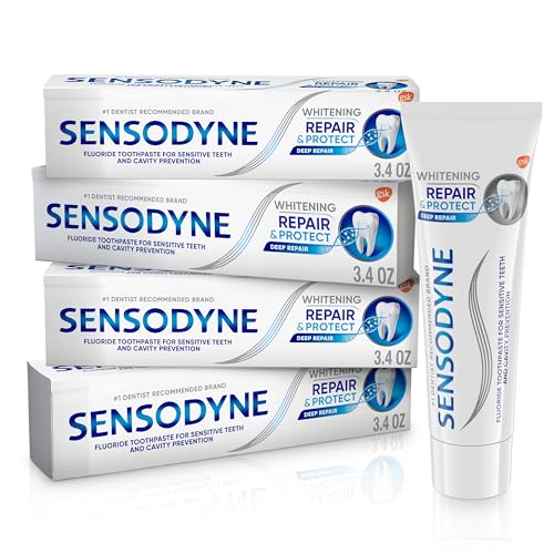 Sensodyne Repair and Protect Whitening Toothpaste, Toothpaste for...