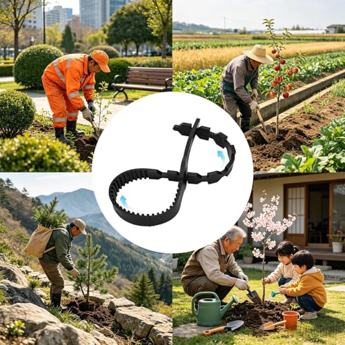 Bandes de support pour tuteurs d'arbre ajustables de 24 cm pour jardin et cour, lot de 10 pièces