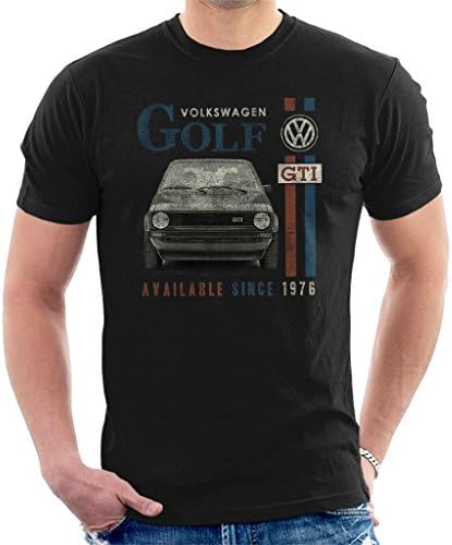 Volkswagen Golf GTI Racing Distressed Men's T-Shirt