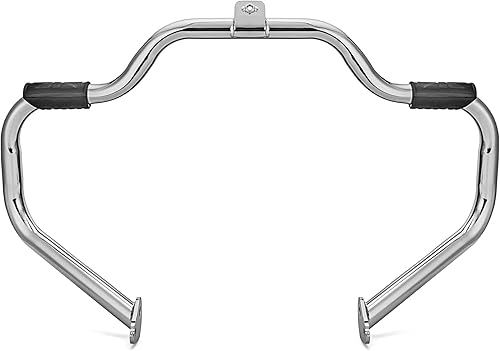 Miniatura 7 de Protector de motor de riel, barra de choque cromada compatible con Harley Touring Road King Electra Glide Street Glide 1997-2008