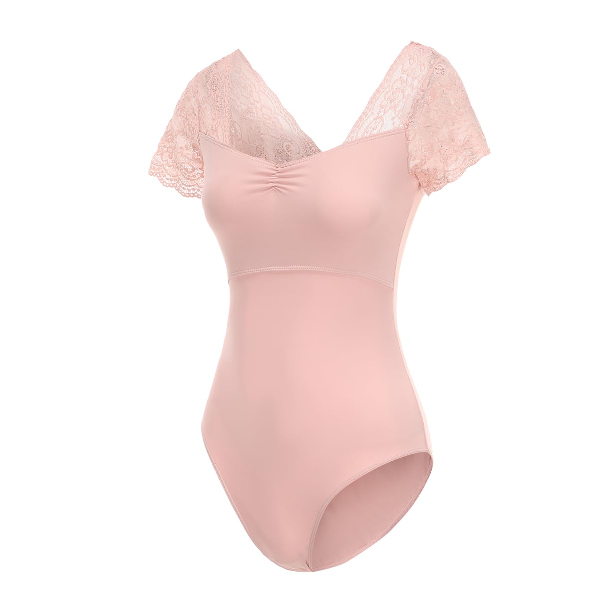 Kurzärmeliger Gymnastikanzug für Damen, Balletttanz, Erwachsene, Ballerina-Tanzkostüm