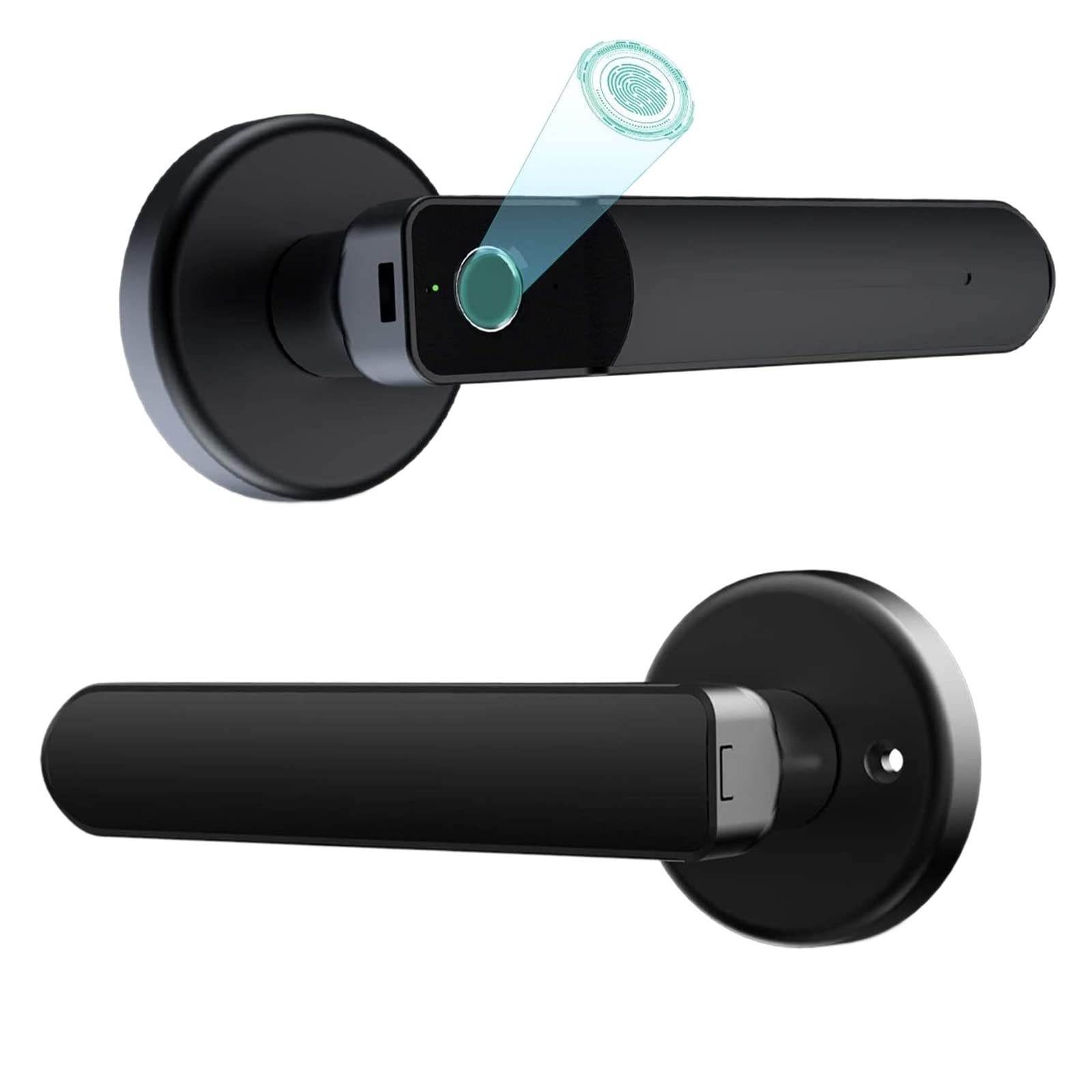 Serrure de porte d'empreinte digitale pour chambre à coucher moderne