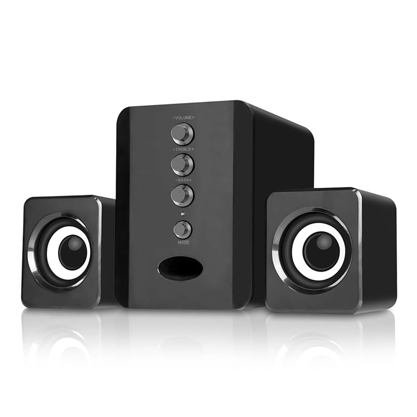 Combinación de Altavoces con Cable Estéreo y Sistema de Graves Definidos 7