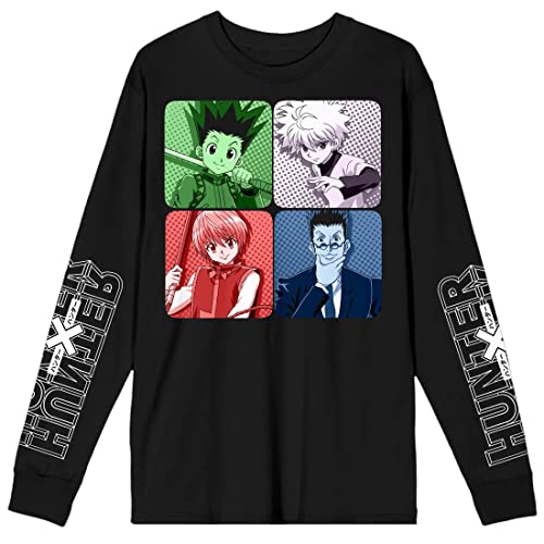 Amazon.com: Hunter X Hunter Tonal Character Panels Crew Neck Long