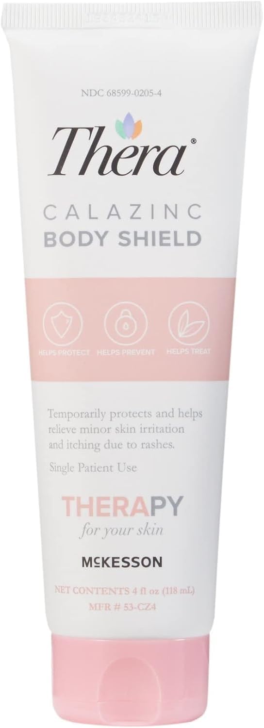 Calazinc Body Shield Cream 4 oz. Tube - Case of 12 Tubes by McKesson