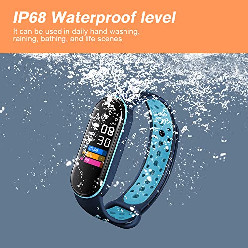 Fitness Tracker With Heart Rate Monitor， Sleep Monitor Tracker For Men And Women，3Atm Waterproof Pedometer Watch With Calorie, Counter，Daily Activity Tracker With Call & Message Alert #TOP3