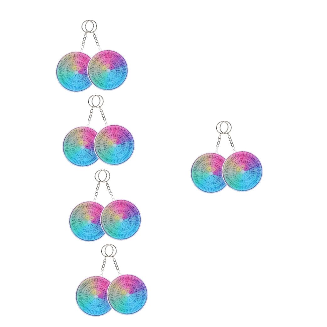 minkissy Emotionaler Schlüsselanhänger Zubehör Farbrad Schlüsselanhänger Psychologie Schlüsselanhänger Emotionsrad Id Gefühle Rad Charms Mental Healthy Schlüsselanhänger Rad Diagramm