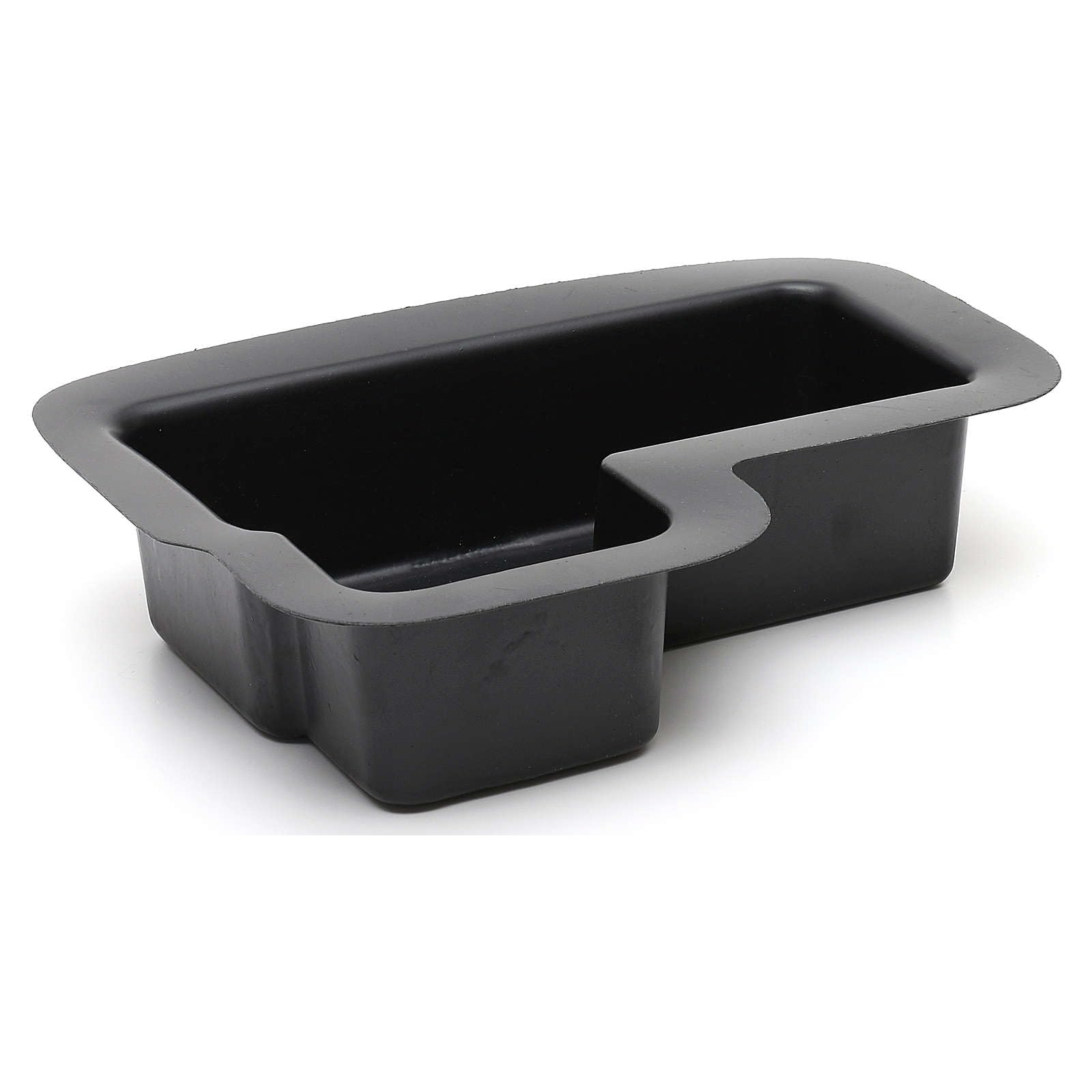 Holyart Bomba de Agua y Motores para Movimientos: Recipiente Negro para Fuente belén 10x25x20 cm Modelos Surtidos
