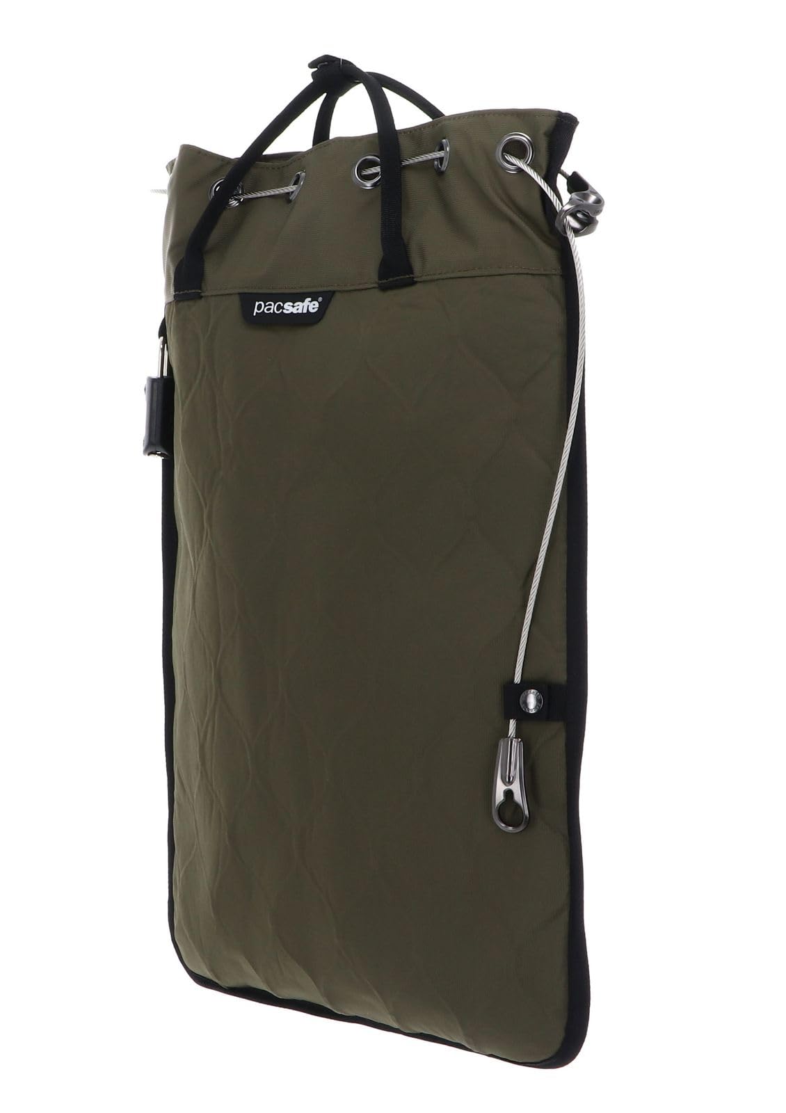 Pacsafe Travelsafe - Mobiler Safe, Schultertasche mit TSA-Zahlen-Schloß, Diebstahlschutz, Unisex Henkeltasche mit Anti-Diebstahl Technologie