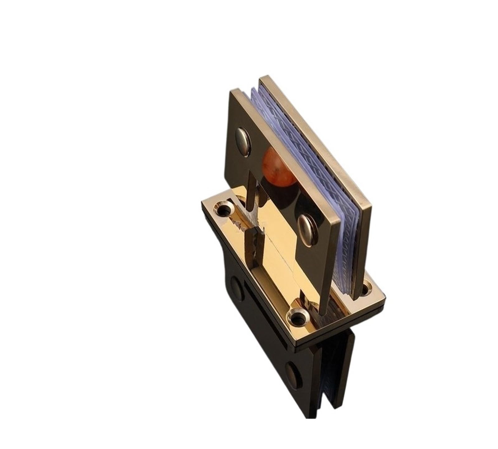 Pjfcewfdgx Ti-Gold 304 Stainless Steel Shower Glass Hinge