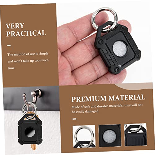 Funda de cuero para AirTag con soporte de tornillo antipérdida pack de 3 BESTonZON 7
