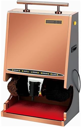 Pulidora de Zapatos Eléctrica, Limpiabotas, Máquina pulidora de zapatos por inducción automática, Máquina pulidora de zapatos eléctrica con cepillo combinado doble for autobús familiar, tren, estación