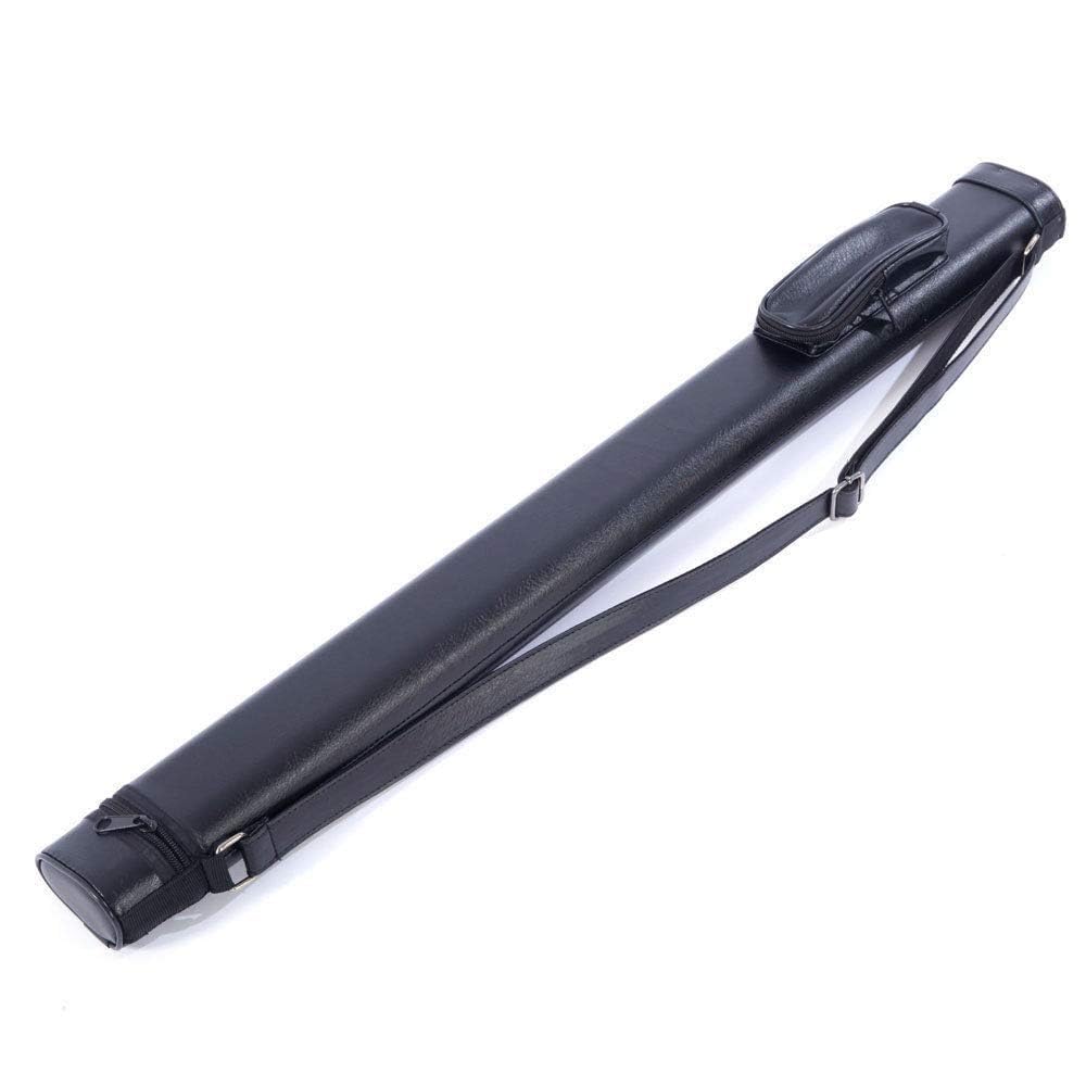 ULTIMAX Pool/Billiard Cue Case Billiard Cue Bag Hard Zip Tube Snooker Pool Cue Case, Multi Color (Black)