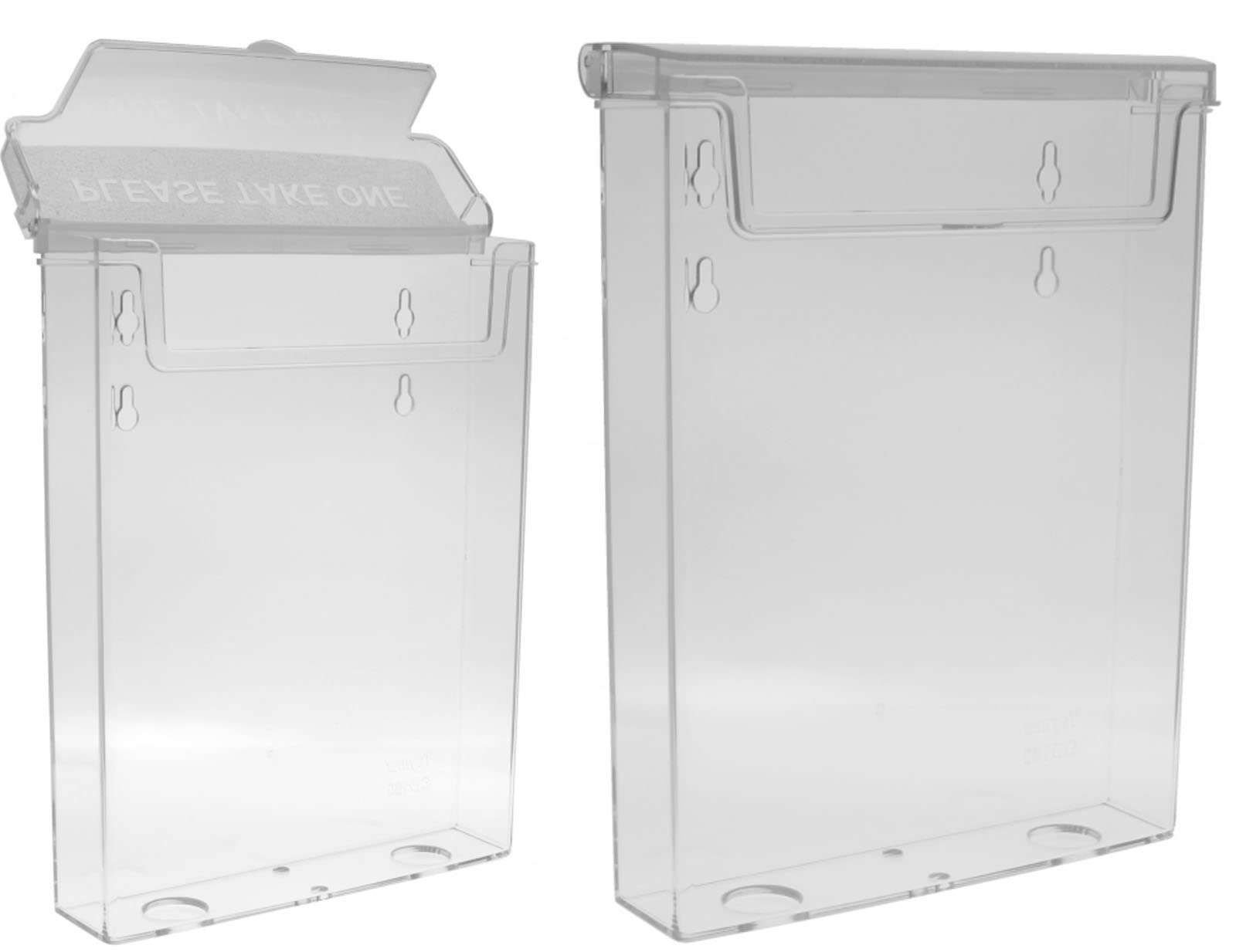 1 Pocket A5 Portrait Outdoor Leaflet Holder Ref: OD160, Transparent