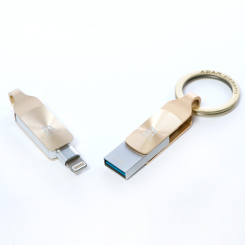 Amazon | iKlips DUO+ Apple Lightning Flash Drive 64GB Gold