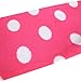 Wrapables Dots, Hearts, and Ruffles Colorful Baby Leg Warmers - Dots Pink & White