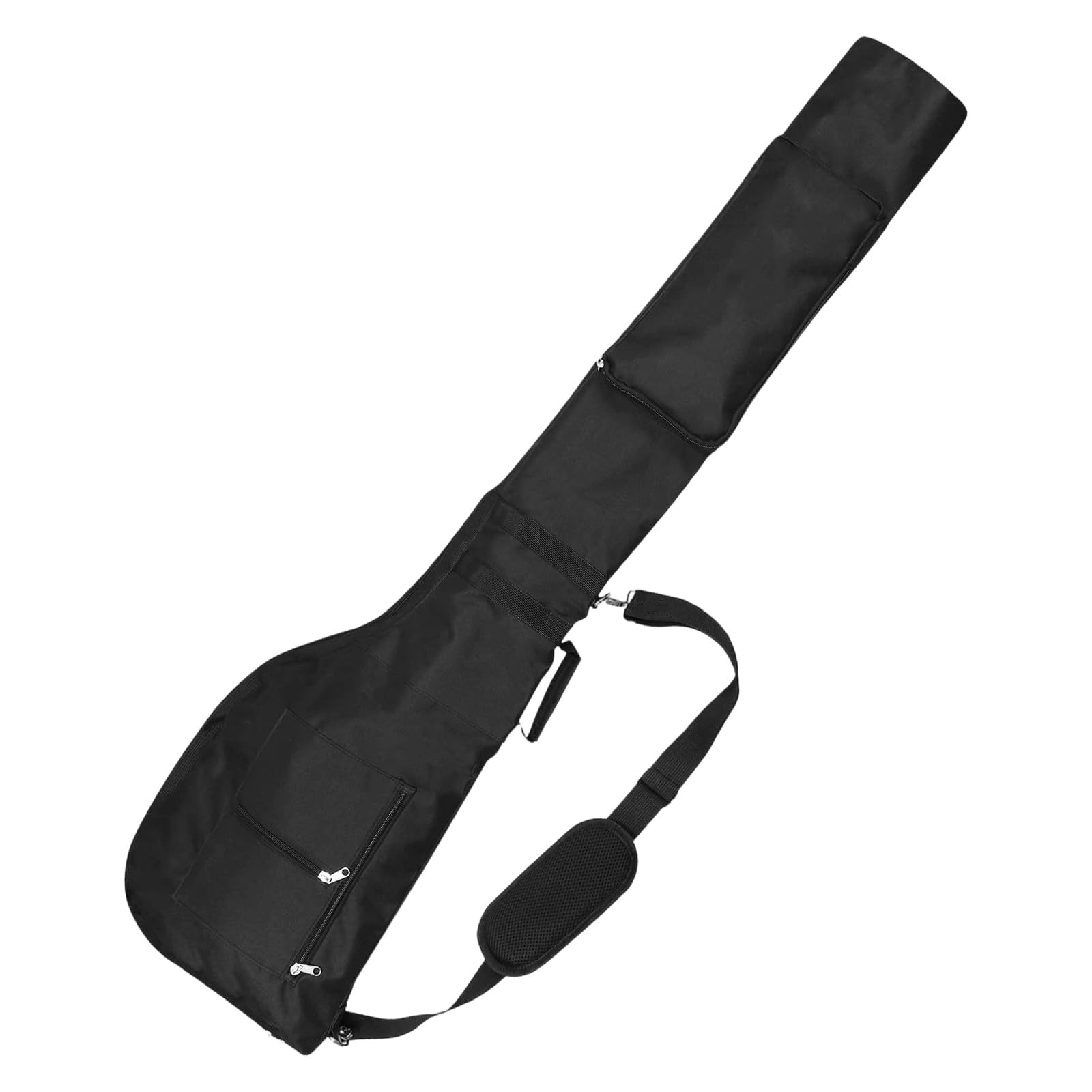 Bolsa de golf premium de poliéster con textura para golfista, bolsa esencial con múltiples bolsillos de almacenamiento para palos y accesorios
