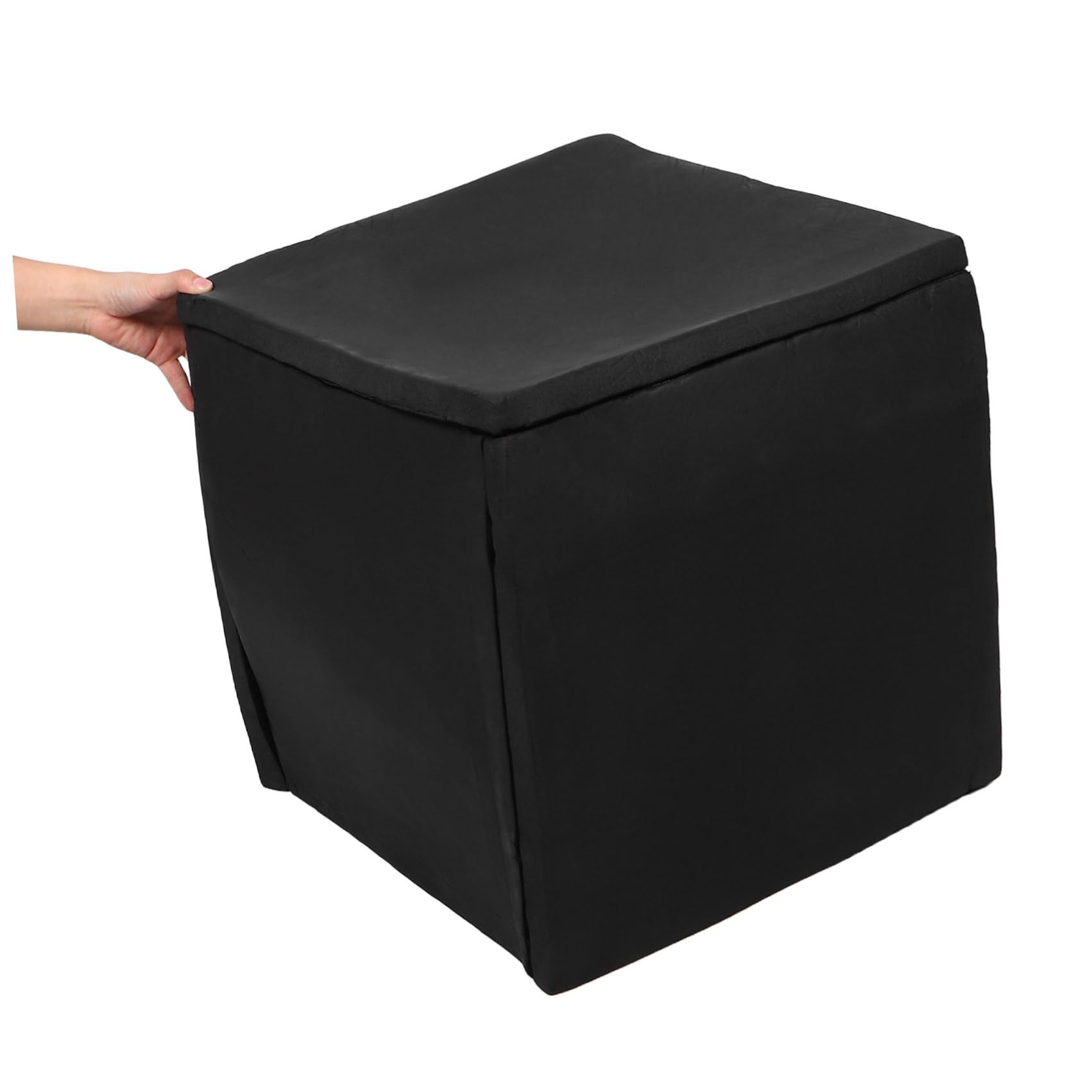 VILLCASE Boîte d'Isolation Phonique Portable en Caoutchouc 44,1X44X44,1 CM, du Bruit pour Pompe de Piscine, Couvercle Insonorisant pour Maintenance Facile