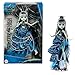 Produktbild Monster High Stitched in Style Frankie Stein - Ghul-Puppe im detailgetreuem Look, sichtbaren Nähten und Rüschenrock und Patchwork-Stilettos, Fans und Sammler, HRL66