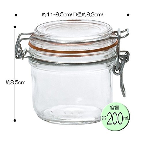 Amazon｜アデリア(ADERIA) ル・パルフェ 密封保存容器 200ml 6個セット