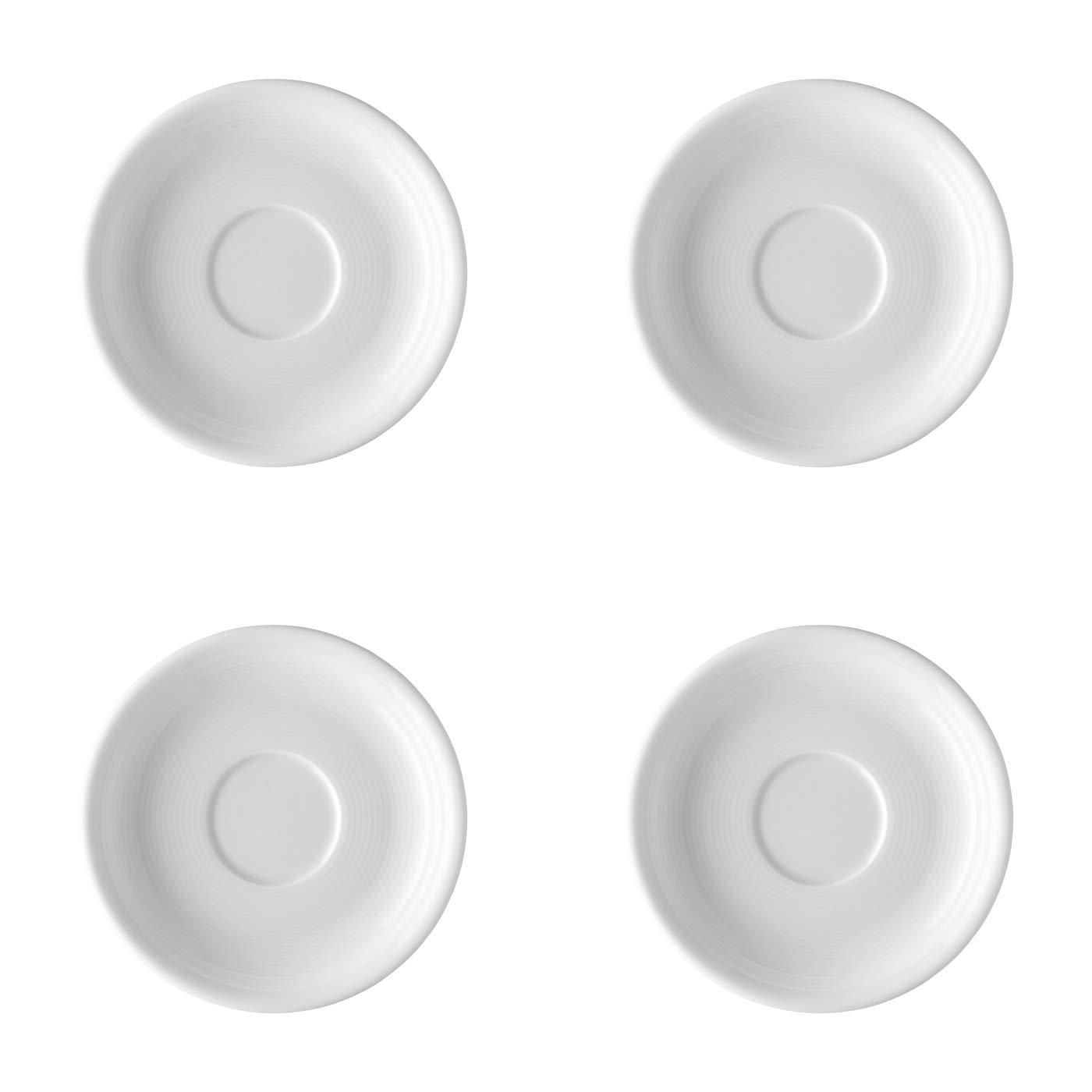 Thomas 4 x Kaffee-/Tee-Untertasse 14 cm - Trend Weiß 11400-800001-14741 -