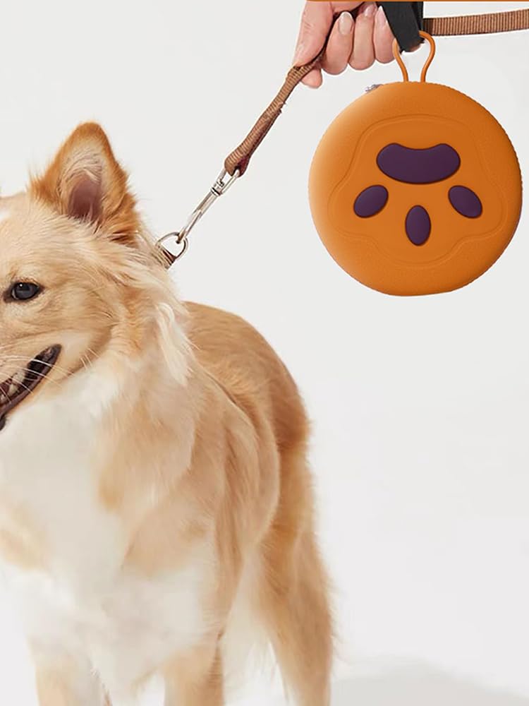 Gamelle pliable pour animal de compagnie – Sac à main en silicone résistant à la température pour le camping, la randonnée, les déplacements, idéal pour les chiens (1 pièce)