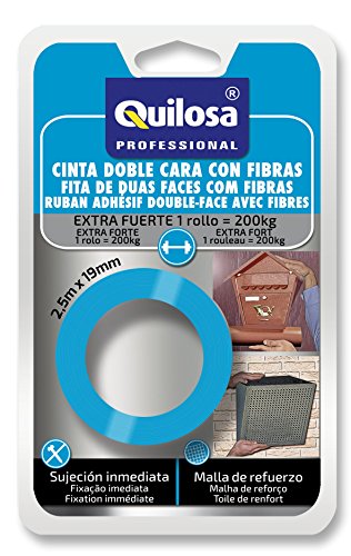 Quilosa T021295 – dubbelzijdig met vezels, blauw