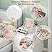 coobest 3 Layer Jewelry Box, Lockable Jewelry Holder Organizer with Jewelry Drawer, Large Jewelry Boxes & Organizer with Velvet Earring Storage, Unique Gifts for Women Mom