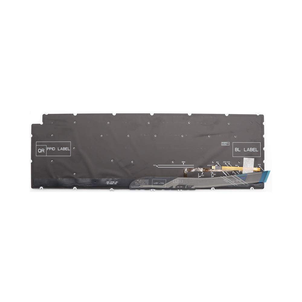 Abakoo New Keyboard Replacement for Inspiron 5584 5593 5594 5598 7590 7591 7791 7591 2 in 1 Backlit