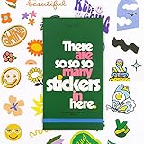 ban.do Sticker Book with Over 700 Assorted Stickers, 35 Sticker Sheets with Fun Stickers, Colorful Sticker Pack with Aesthetic Stickers for Scrapbooking Planners or Journals, Issue 8