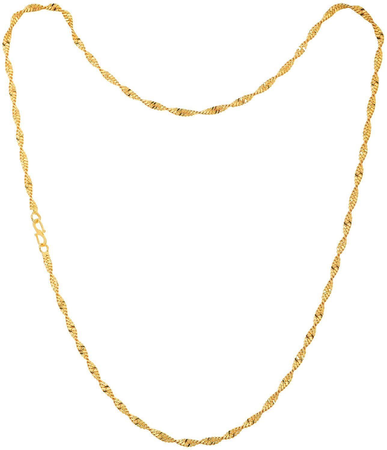 See full amazon price history chart for DMJ 16Inch Premium (H.Q) Finely Detailed Rassa Chain in Gold Plating Gold-plated Plated Chain (D-TWST-SLM-01) DMJ 16Inch Premium (H.Q) Finely Detailed Rassa Chain in Gold Plating Gold-plated Plated Chain (D-TWST-SLM-01) (B0BZ4SB5P1) Amazon Price History, Amazon Price Tracker