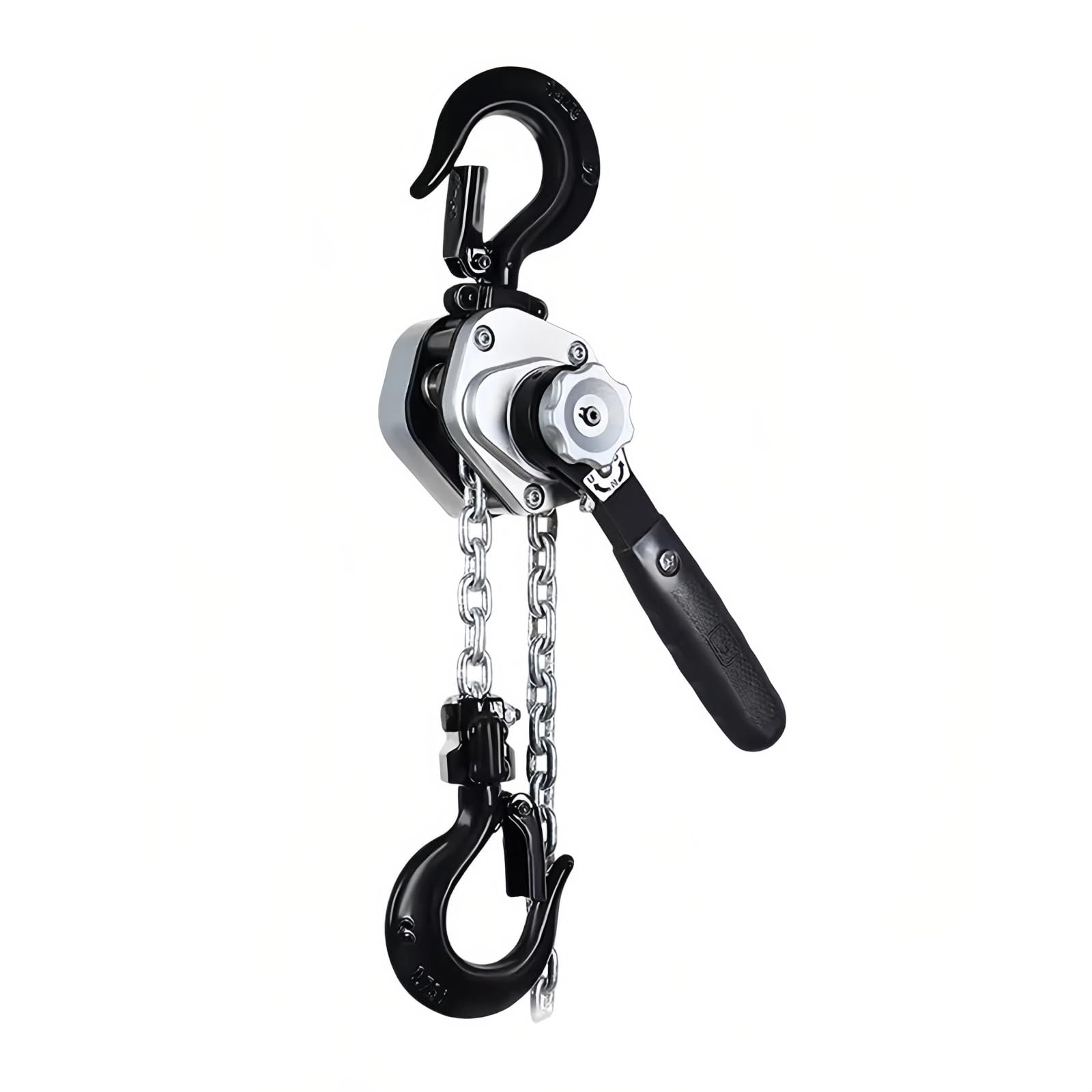 Mini-Hebelzug 0,5T – Tragbarer Kettenzieher for Heben und Spannen | Leicht, kompakt und einfach zu bedienen – ideal for enge Räume(Black,3m)