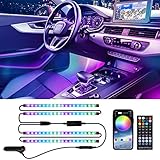 YISSDA LED Lights for Car, RGBIC Car Interior Lights, 72LEDs Led Strip Lights, 210 Scene Options,...