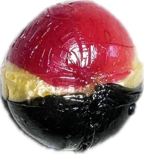 41,12€/KG Fußball Lutscher 10 Stück 170g in den Deutschland Farben Schwarz/Rot/Gold – Leckere Himbeergeschmack Lollys/Bonbons für Fußballpartys Kindergeburtstag Events & Fanartikel