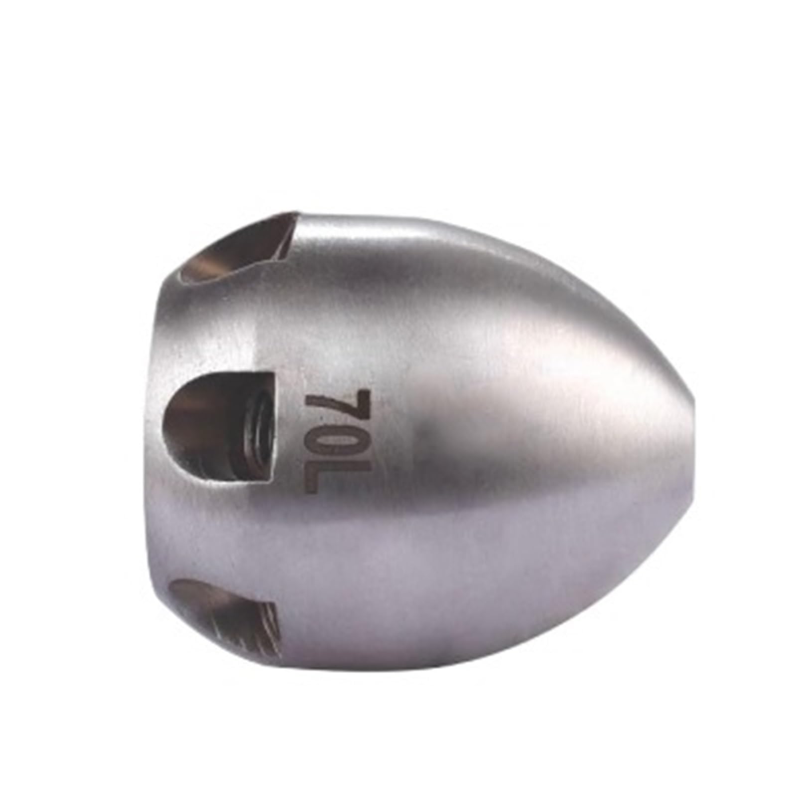 Płaska dysza strumieniowa ze stali nierdzewnej Dysza do czyszczenia pod wysokim ciśnieniem 30 ~ 130 l/min (70L z przodu 1 tył 6)