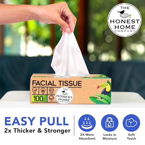 Image of Honest Home Face Tissue (2 Ply) - 100 Pulls