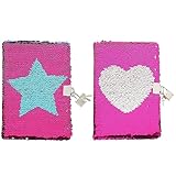 Photo Gallery theaque 2 quaderni con lustrini per lista delle cose da fare, con paillettes, con lucchetto Photo Gallery theaque 2 quaderni con lustrini per lista delle cose da fare, con paillettes, con lucchetto