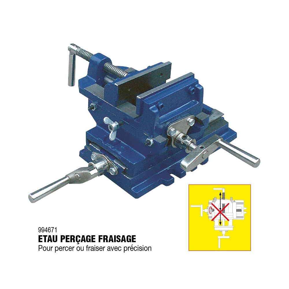 Rondy 3911 Etau de perçage et de fraisage, couleur Aléatoire