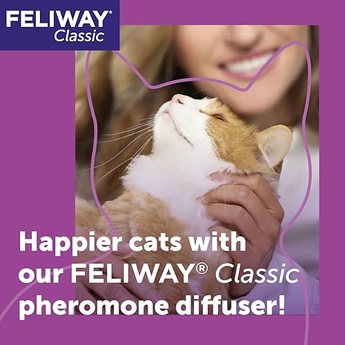 FELIWAY Classic 3 x 30 Day Cat Calming Odourless Refills for Pheromone Diffuser, 3 x 48ml - Helps Solve Common Signs of Stress in Cats & Kittens, Veterinary Recommended, Drug-free, Clinically Proven - Image 3